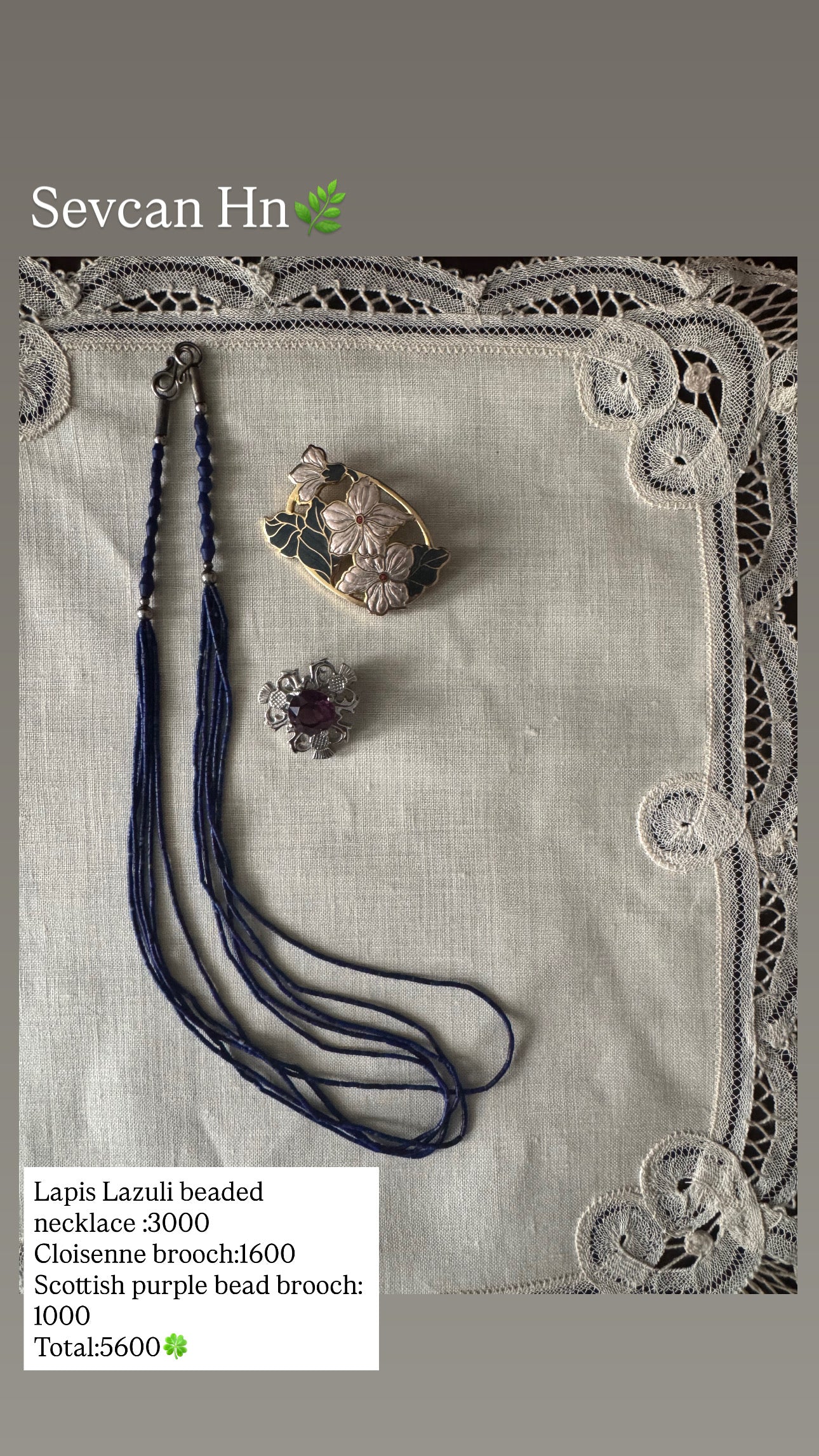 Custom Jewelry Set for Sevcan hn