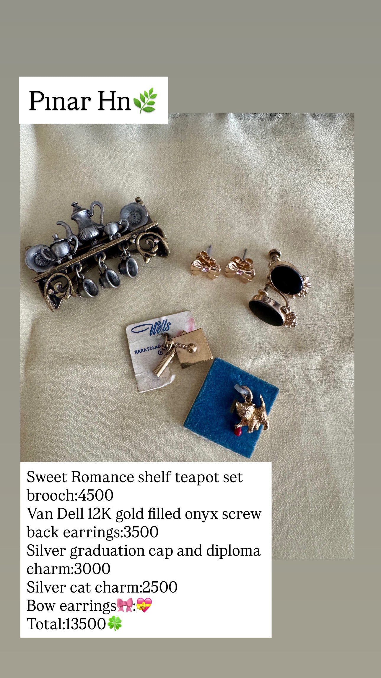 Custom Jewelry Set for Pinar hn