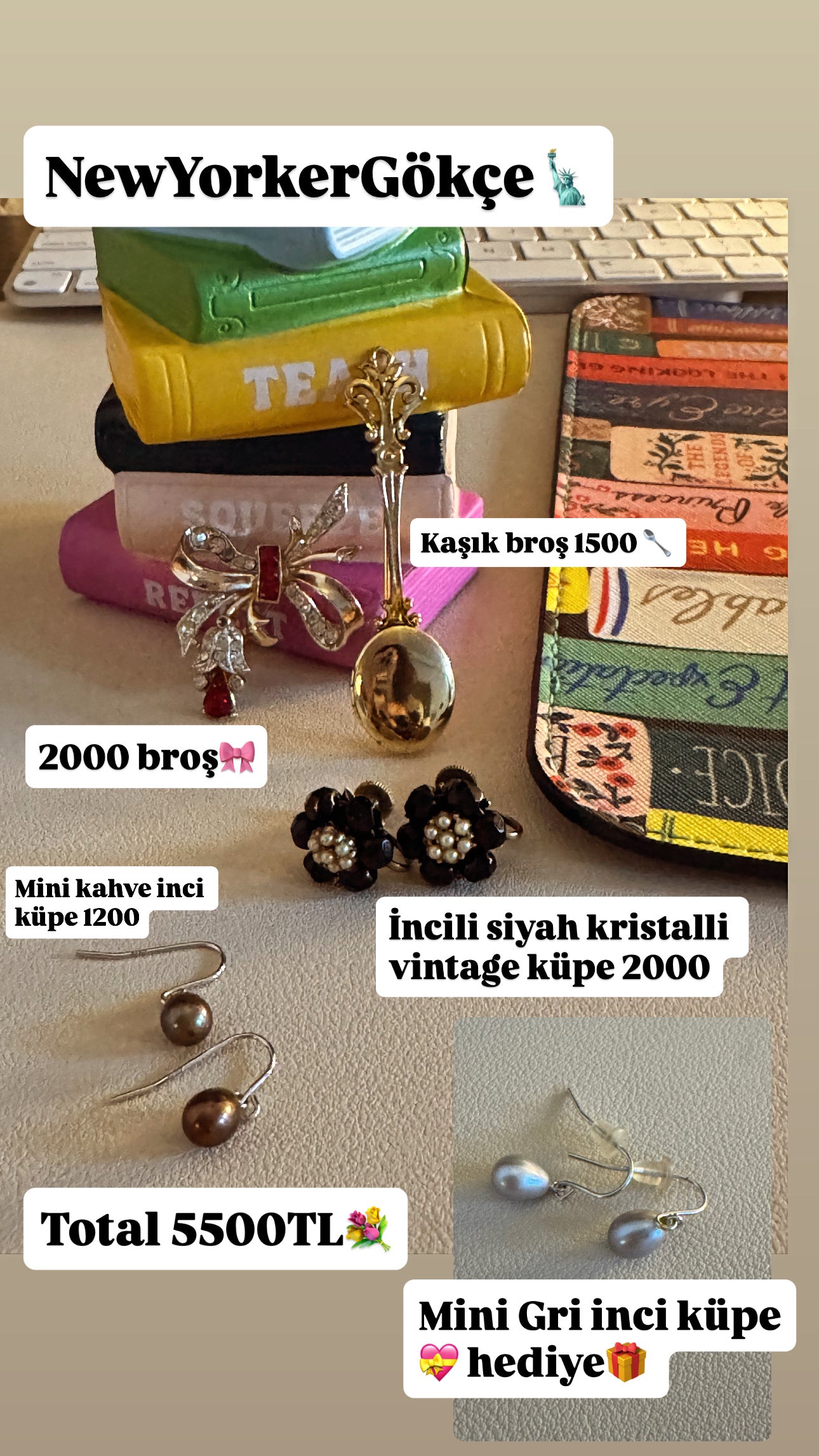 Custom Jewelry Set for NewYorkerGokce hn
