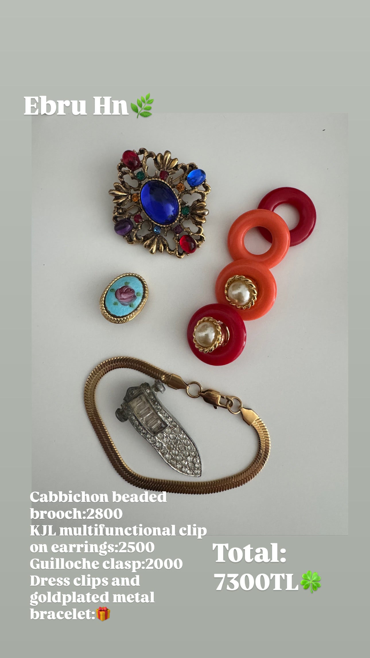 Custom Jewelry Set for Ebru hn