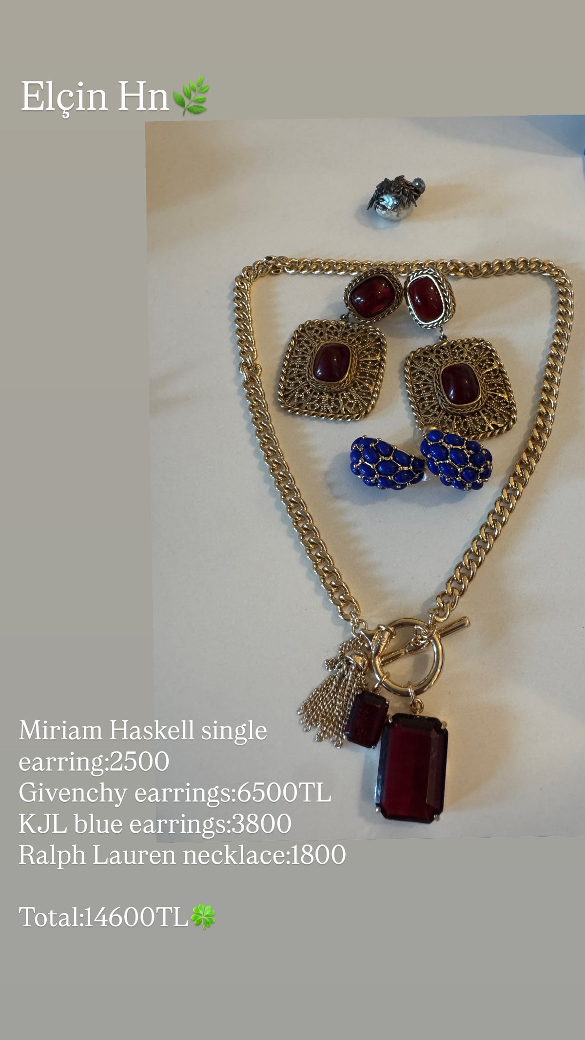 Custom Jewelry Set for Elcin hn