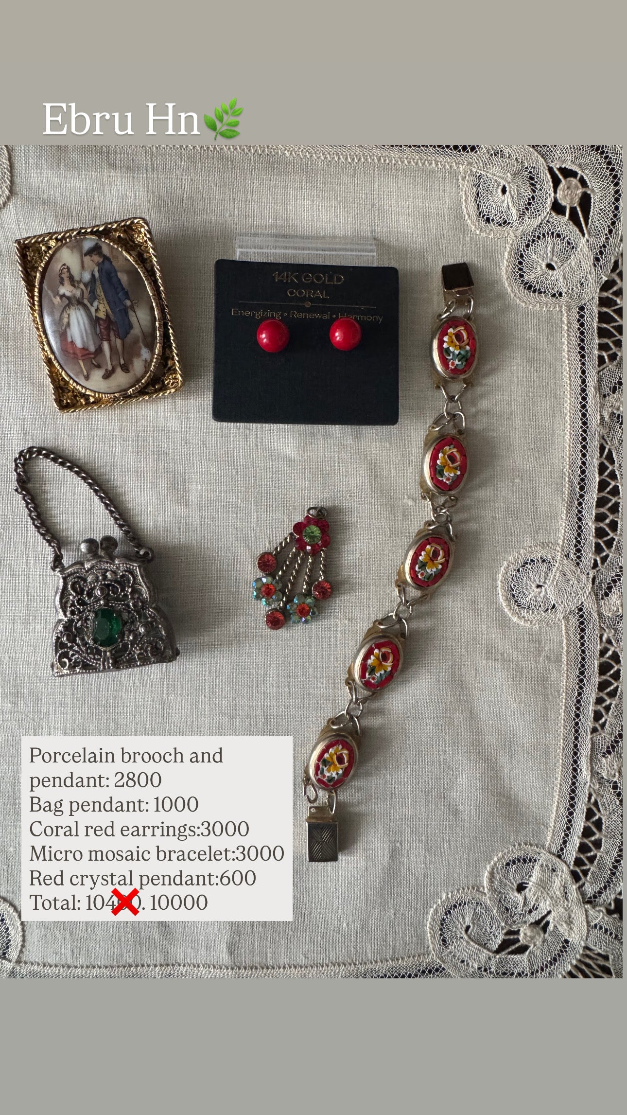 Custom Jewelry Set for Ebru hn