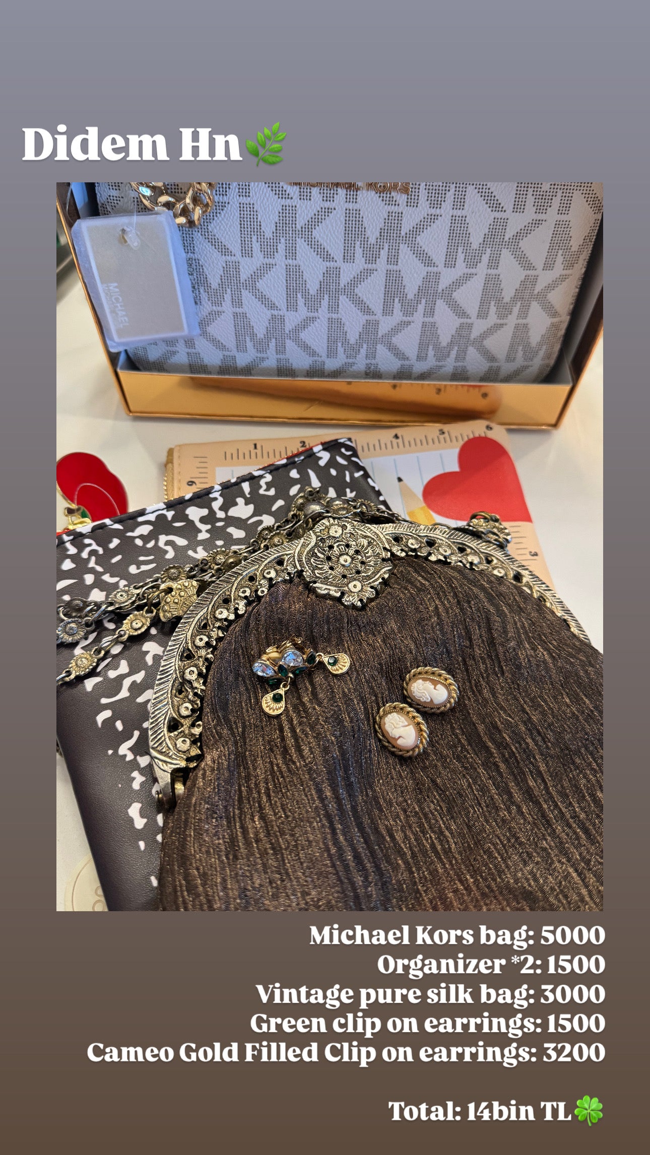 Custom Jewelry Set for Didem hn