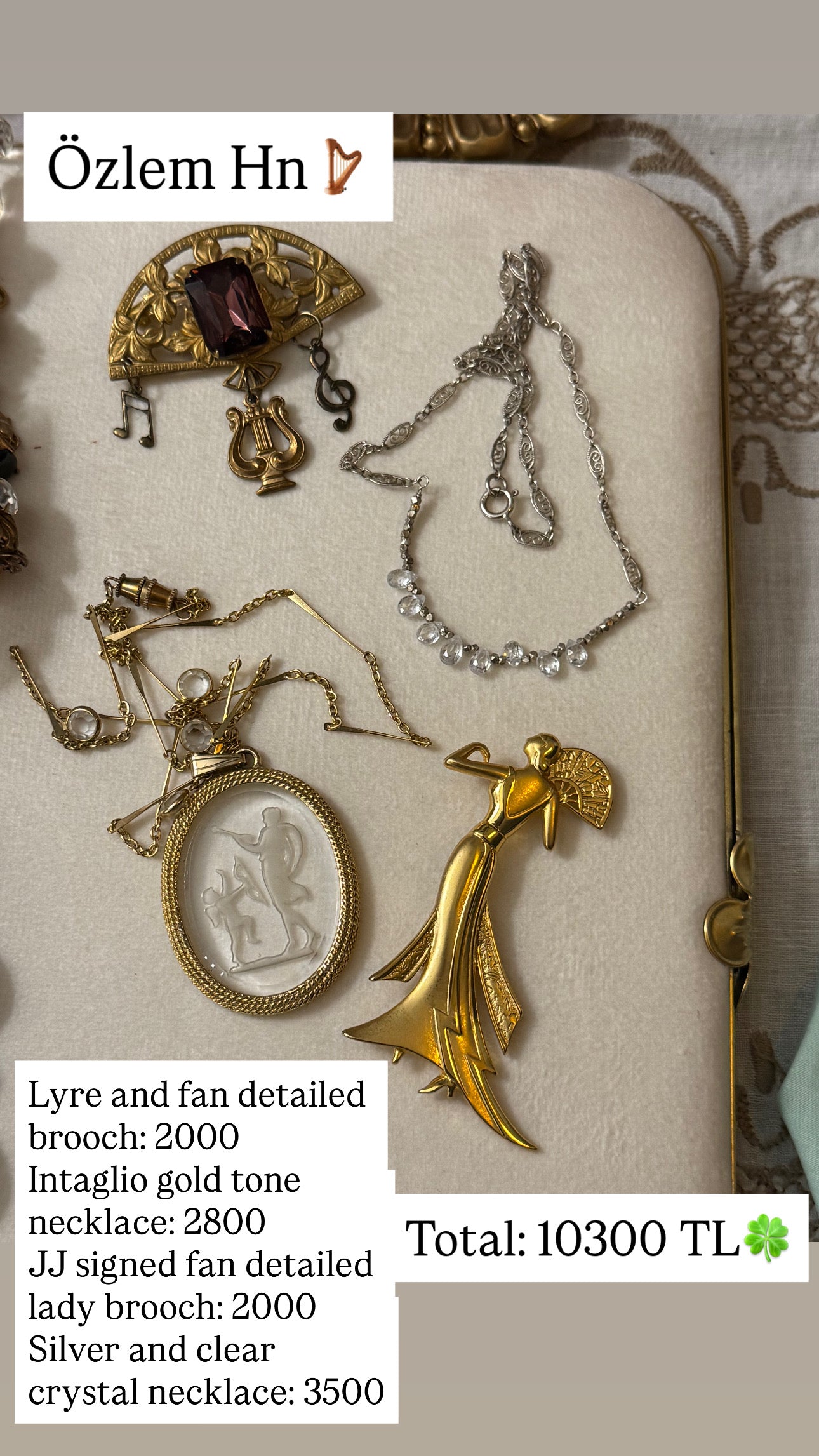 Custom Jewelry Set for Ozlem hn