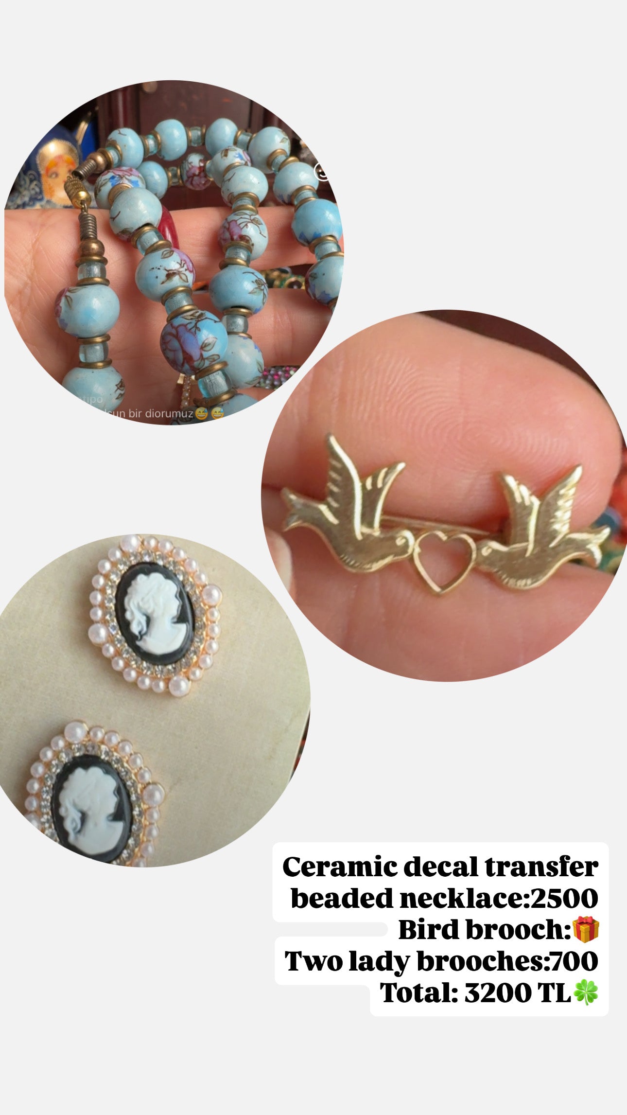 Custom Jewelry Set for Elcin hn