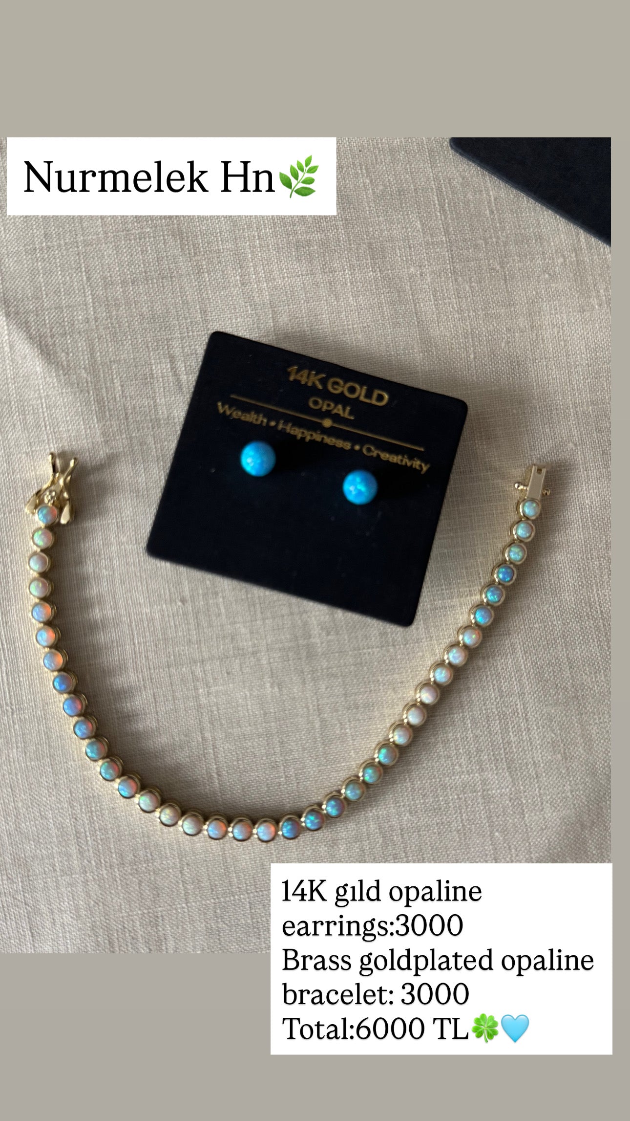 Custom Jewelry Set for Nurmelek hn