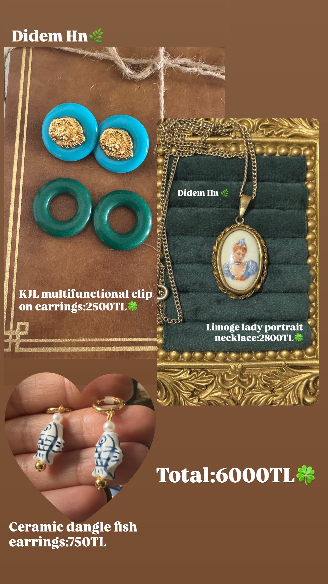 Custom Jewelry Set for Didem hn