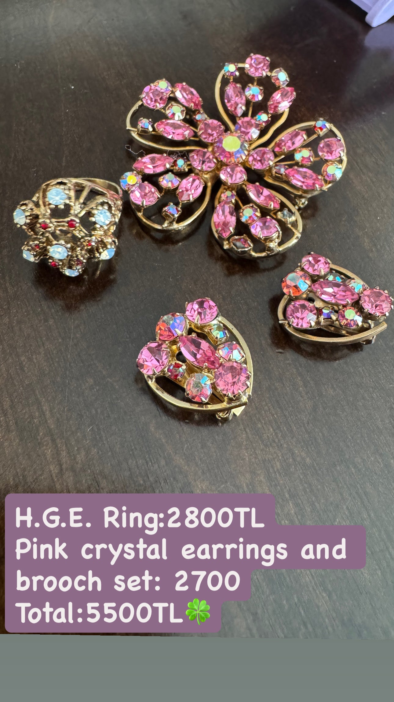 Custom Jewelry Set for Elcin hn