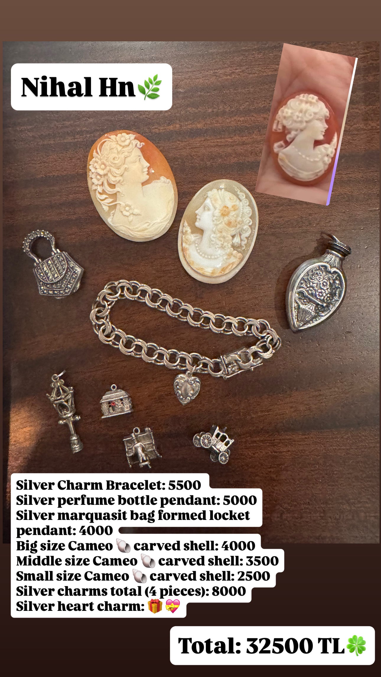 Custom Jewelry Set for Nihal hn