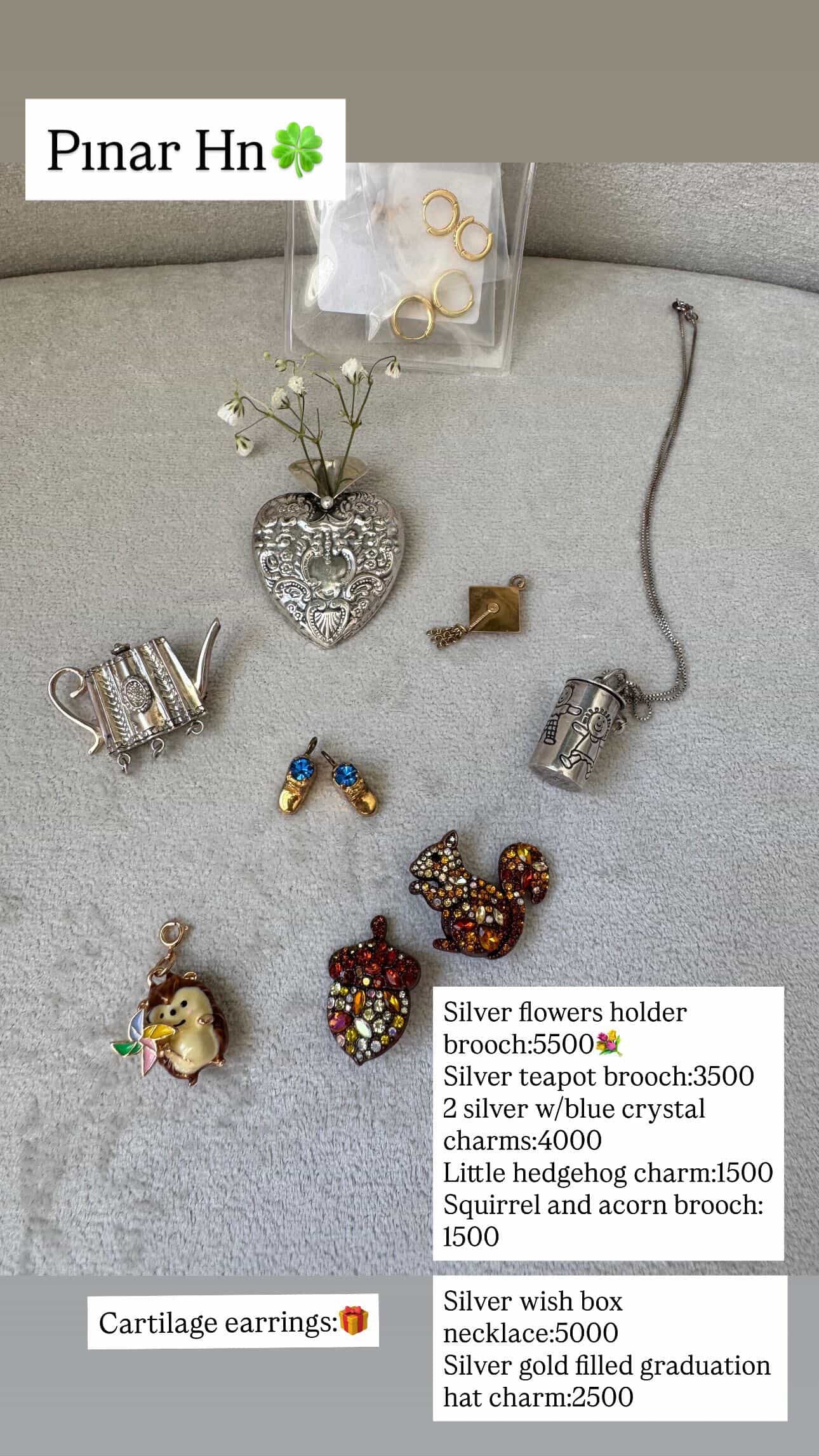 Custom Jewelry Set for Pinar hn