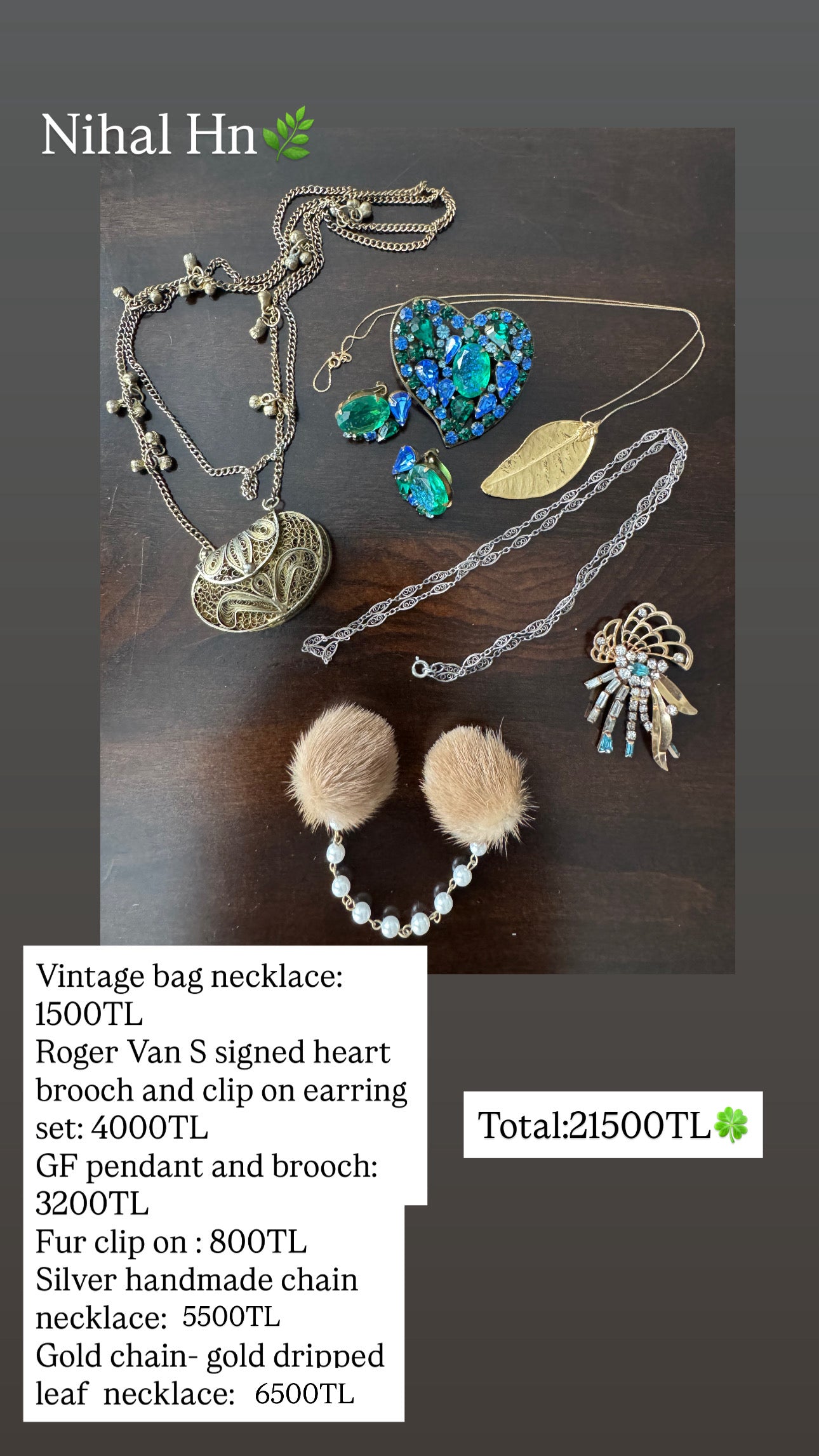 Custom Jewelry Set for Nihal hn