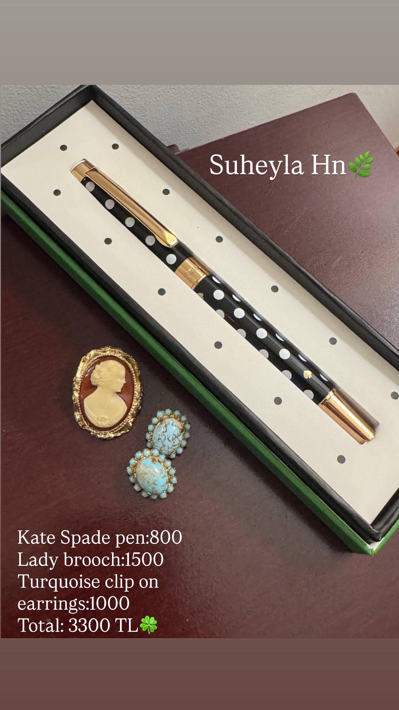 Custom Jewelry Set for Suheyla hn