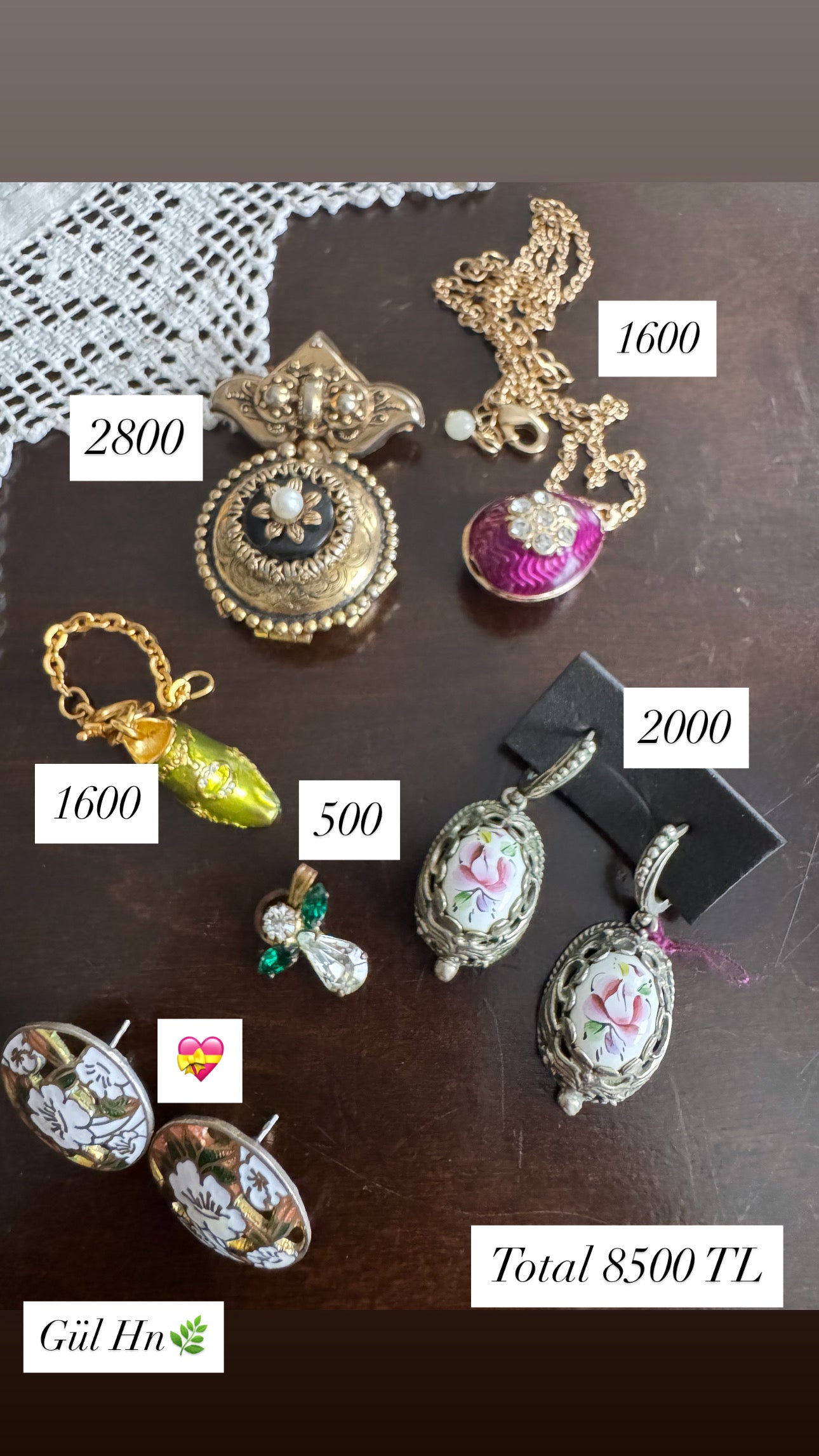 Custom Jewelry Set for Gul hn