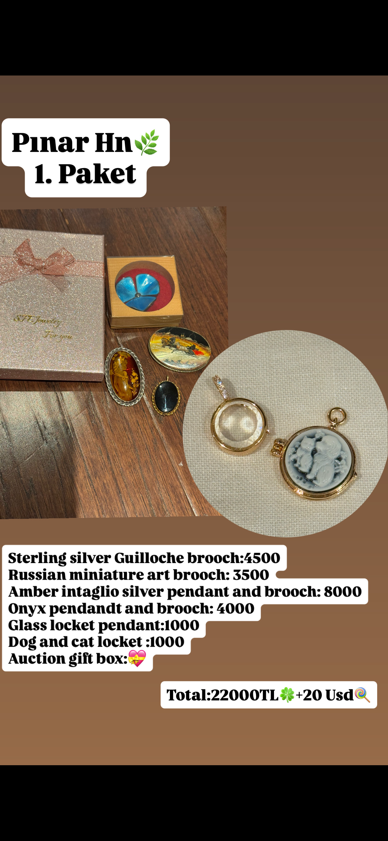 Custom Jewelry Set for Pinar hn